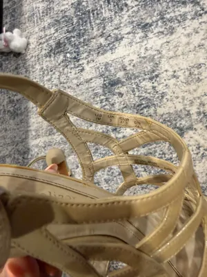 Nude Heels Gold Size 7 thumbnail 5
