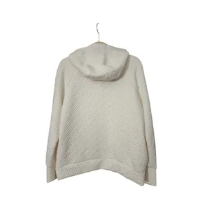 NINE WEST ACTIVE Women's White Quilted Half Zip Pullover‎ Hoodie Large thumbnail 9