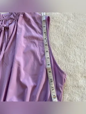 Lilac Sleeveless Ruffle Dress size XL thumbnail 7