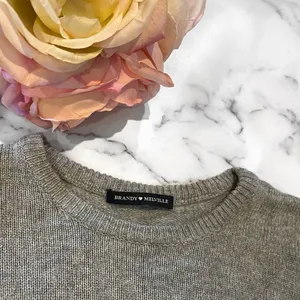 Gray and White Stripe Sweater thumbnail 3