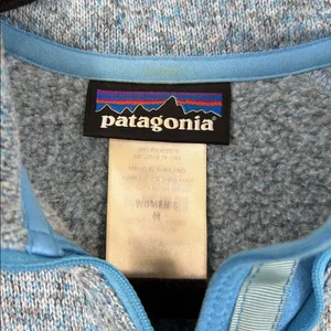 Patagonia Better Sweater Dusk Blue Women’s Size Medium Quarter Zip Fleece thumbnail 4