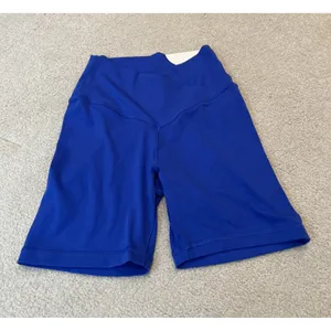 Offline By‎ Aerie Real Me Crossover Bike Shorts Size Small Blue 5" Hi Rise thumbnail 3