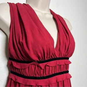 NEW‎ Women 100% SILK Babydoll Indie Fairy Top Large Dark Romantic Whimsigoth thumbnail 12