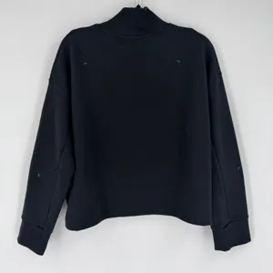 Nike Tech Fleece Turtleneck Women Large Black DD5628-010 Mock Neck Gorpcore Tech thumbnail 8