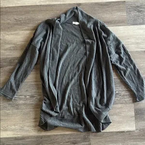 Socialite Gray Cardigan Sweater thumbnail 1