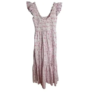LoveShackFancy Chessie Blooming Floral Maxi Dress P thumbnail 2