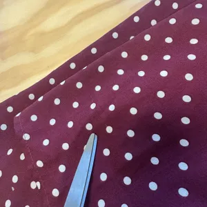 Motherhood Maternity Blouse Small Burgundy Polka Dot V-Neck Long Sleeve Top thumbnail 8