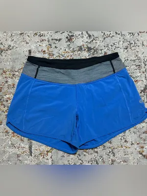 Lululemon Turbo Run shorts Porcelain Blue size 2 thumbnail 11