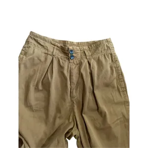 Free People Khaki‎ High Rise Pleated Pants – Size 6 thumbnail 6