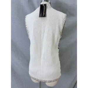 Vintage 90s Southwestern Sweater Vest Geometric M Fall‎ Autumn Cabin Core thumbnail 4