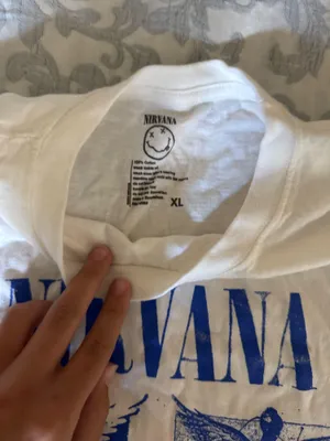 Nirvana Tee White Size XL thumbnail 2