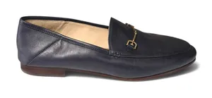 Sam Edelman Loraine Leather Bit Loafers Navy Blue 10M thumbnail 1