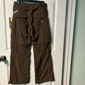 Mountain Hardwear Convertible Corsica Pants Shorts Outdoor hiking brown cargo thumbnail 3