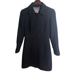 J.Crew Classic lady day coat in Italian double-cloth wool with Thinsulate black thumbnail 3