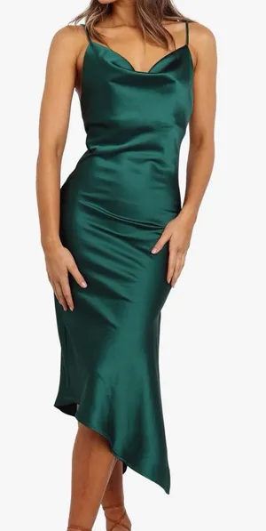 Petal & Pup Cyprus Satin Slip Dress thumbnail 1