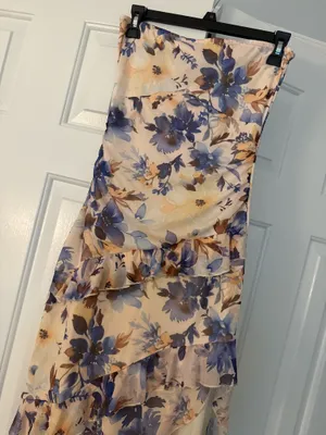 Amazon Floral Strapless Dress thumbnail 4