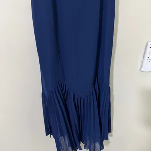 Petal & Pup Ashton Midi Dress Size L Navy Blue thumbnail 3