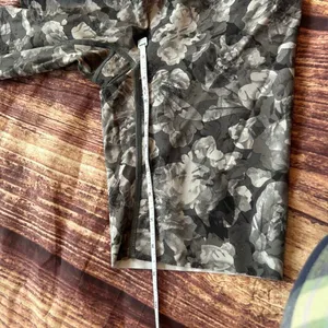 Women’s Offline Floral Grey Black Biker Short Size S thumbnail 3