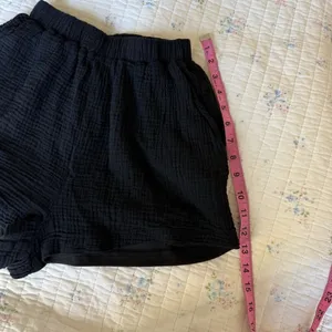 Princess Polly Mateo‎ Shorts Black Cotton Muslin Gauze Summer Beach Pull On 0 XS thumbnail 7