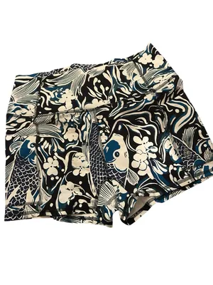 New Free People Movement Never Better Printed Shorts Fish floral large running thumbnail 3