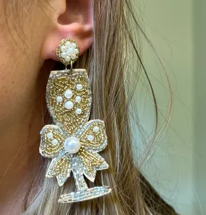 Champagne Earrings thumbnail 2