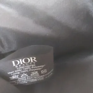 Dior Black Velvet Silver Zipper Trousse Pouch Clutch Bag thumbnail 8