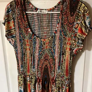 Smocked Lapogee Dress Size Medium Knee‎ Length thumbnail 2
