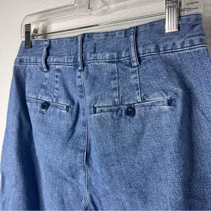 Madewell The Harlow Wide-Leg Cropped Jean in Fairson Wash Size 4/28 thumbnail 8