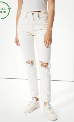 American Eagle Outfitters White Jeans thumbnail 1