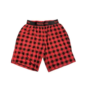 Tommy John Sleepwear Red and Black Buffalo Plaid SZ S Pajamas Pants Shorts NWT thumbnail 3