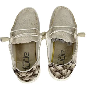 Hey Dude Shoes Wendy Brown Aztec 9 Canvas Slip On thumbnail 4
