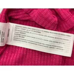 Y2k NWT Chic ABERCROMBIE & FITCH S Hot Pink Ribbed Mockneck‎ Sleeveless TankTop thumbnail 5