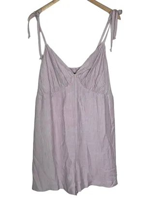 Forever 21 plus lavender Sleeveless romper size 1X thumbnail 1