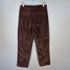 Free People Hard Crushin' Plush Cargo Pants Chocolate Merlot Utility Gorpcore 6 thumbnail 7