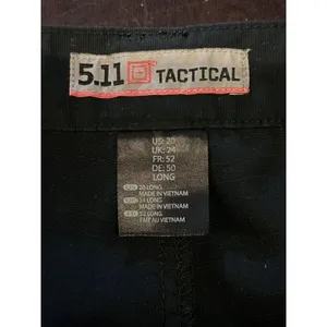 5.11 Tactical Pants Womens 20 Long Blue Cargo Elastic Waist Work Pockets thumbnail 7