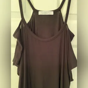 Daydreamer Women’s Black Spaghetti Strap Tank Top Size Medium thumbnail 6