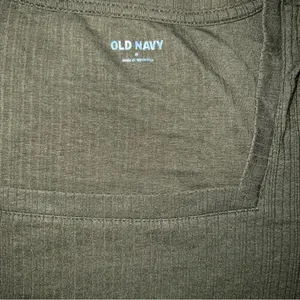 Old Navy Olive Green Ribbed Square Neck Long Sleeve Tee thumbnail 4