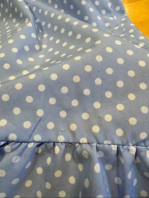 Superdown Revolve Mayra Blue Polka Dot Ruffle Mini Dress thumbnail 7