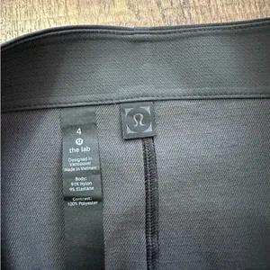 Lululemon The Lab Convertible Snap Skirt Black Size 4 thumbnail 3