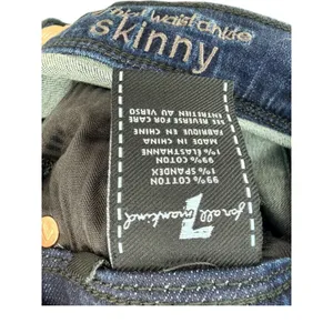 7 For All Mankind b(air) High Waist Ankle Skinny Jeans Blue Velvet Floral 32‎ thumbnail 8