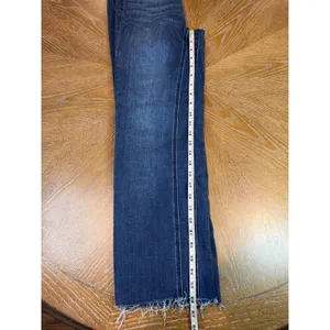 Judy Blue Double the Fun Straight‎ Leg Jeans Raw Hem Sz 3/26 Dark Wash JB82464MD thumbnail 9