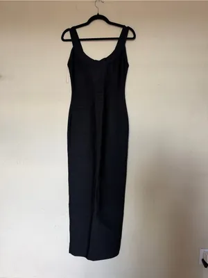 House of CB Black THE OG Black Bandage Maxi Dress size Large thumbnail 8