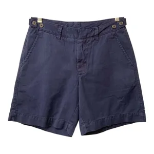 NWOT Free People Navy Blue Menswear-Inspired 100% Cotton Chino Shorts Size 4 thumbnail 1