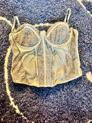 Mint green Garage corset top thumbnail 3