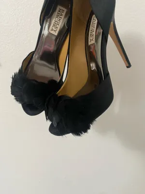 Badgley Mischka Feather Heels thumbnail 3