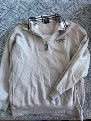 Breckenridge Quarter-Zip, Plaid Collar thumbnail 1
