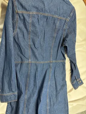 Frye Women's Long Sleeve Button Front Pocket Denim Mini Shirt Dress thumbnail 3