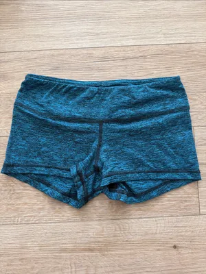 Fleo Women's Teal Heather Bike Shorts thumbnail 2