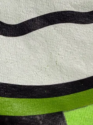 Jerzees Neon Green 'Lucky' Graphic Crewneck Sweatshirt thumbnail 8