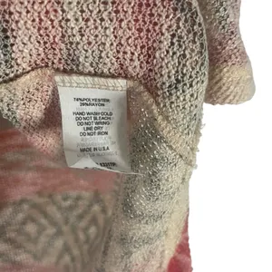 Pollux Boutique Women's Size Large‎ Open Knit Boho Western Top thumbnail 6
